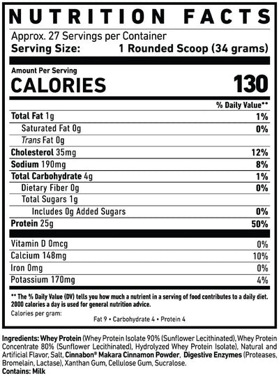 Ghost Whey - 26 servings Cinnabon Caramel Pecan