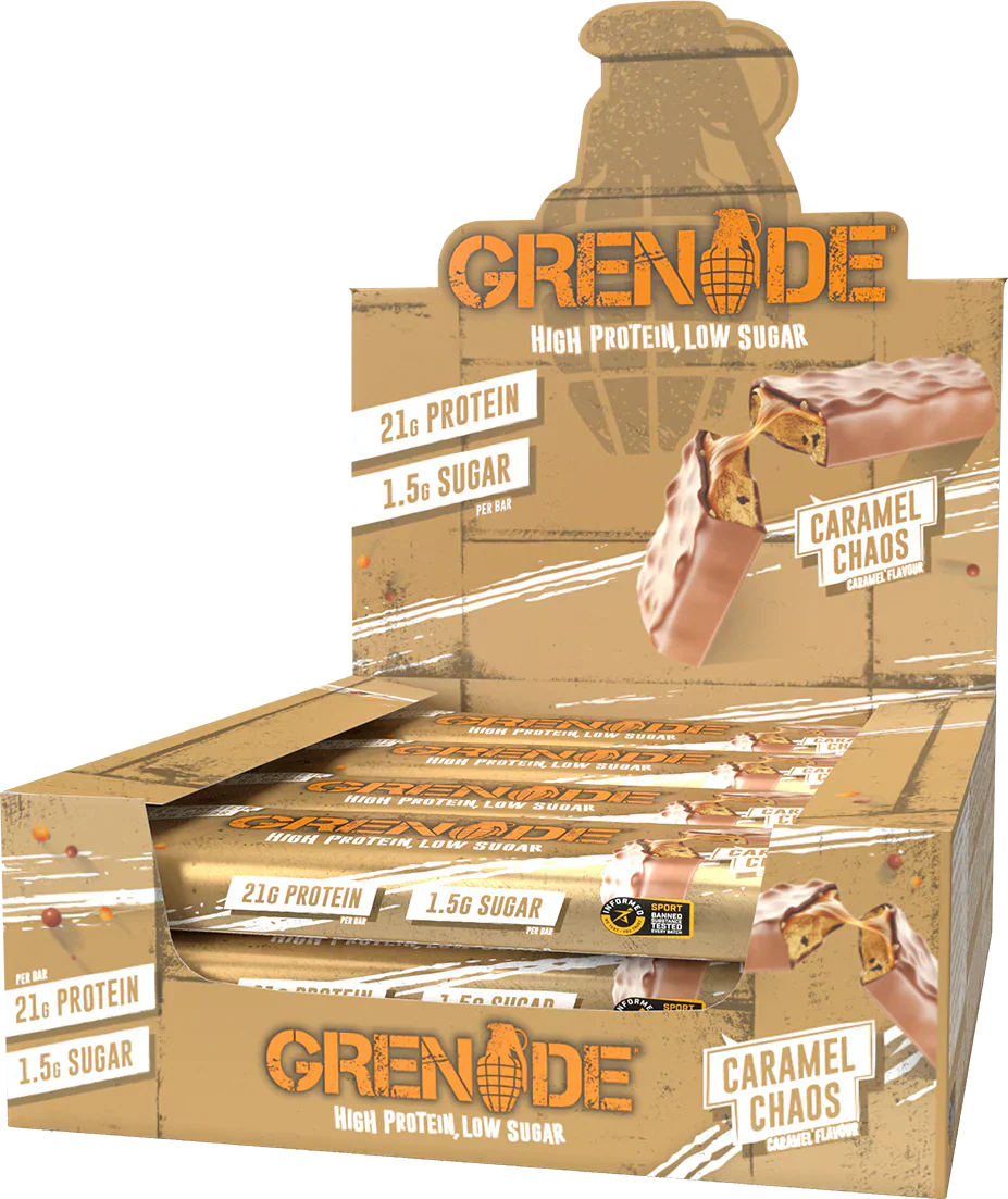Grenade Protein Bar - 12 x 60 g Caramel Chaos