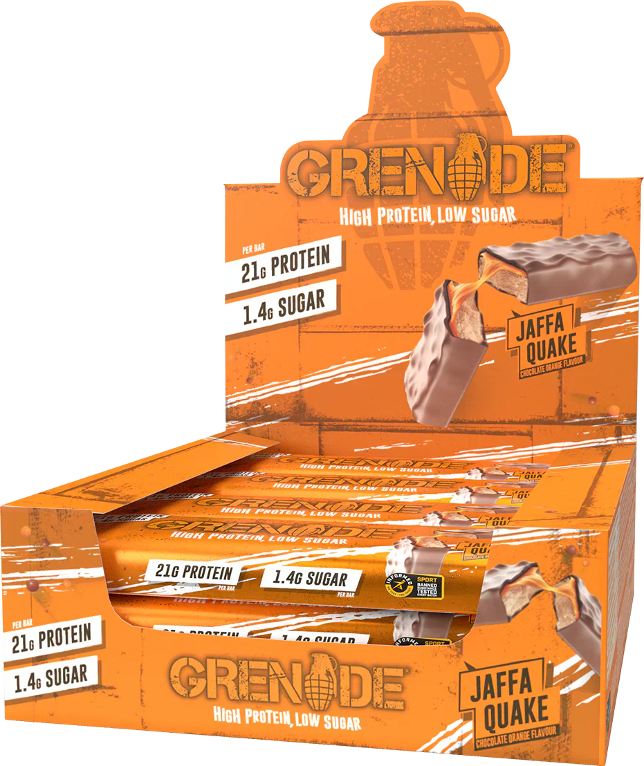 Grenade Protein Bar - 12 x 60 g Jaffa Quake