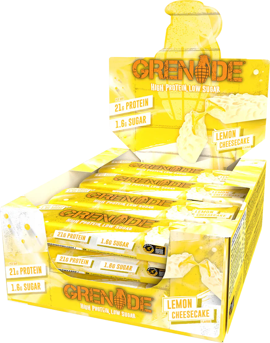 Grenade Protein Bar - 12 x 60 g Lemon Cheesecake