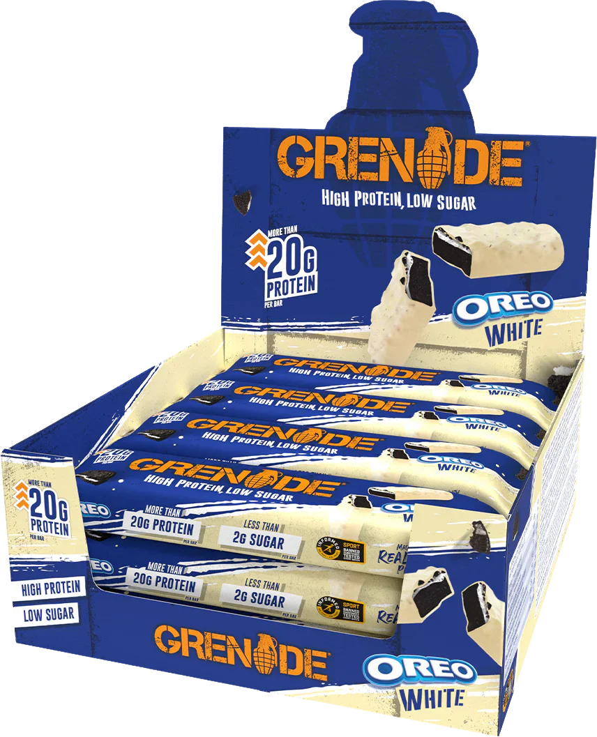 Grenade Protein Bar - 12 x 60 g Oreo White