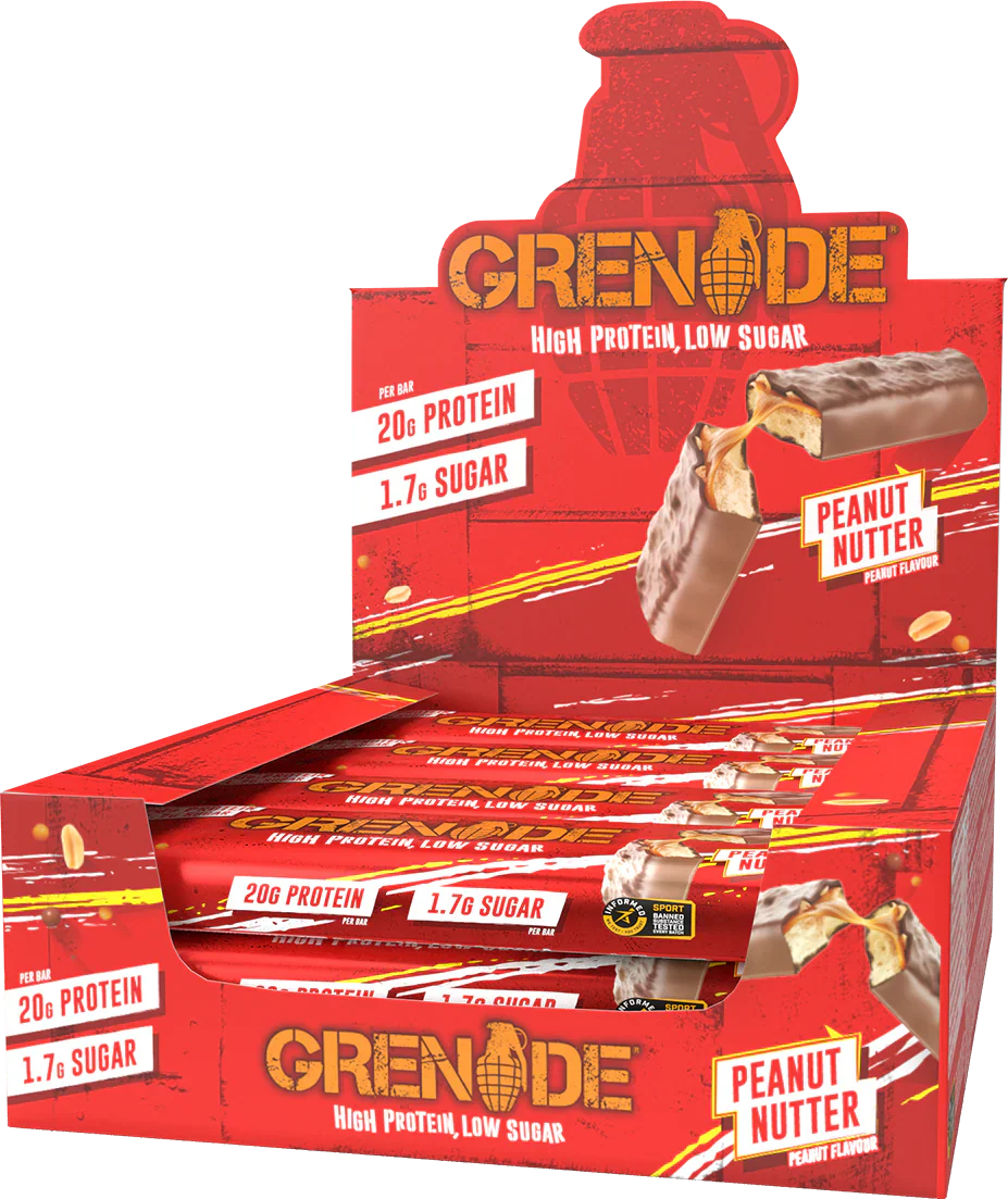 Grenade Protein Bar - 12 x 60 g Peanut Nutter