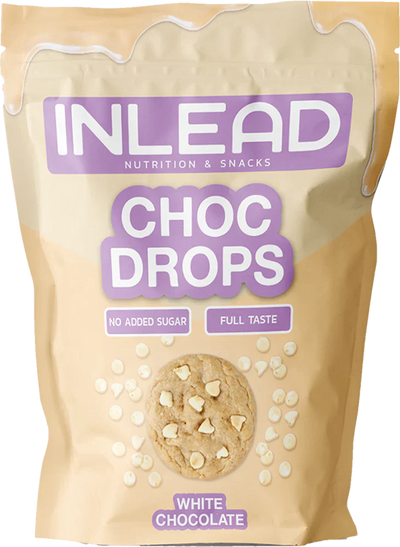 Inlead Choc Drops - 150 g White chocolate