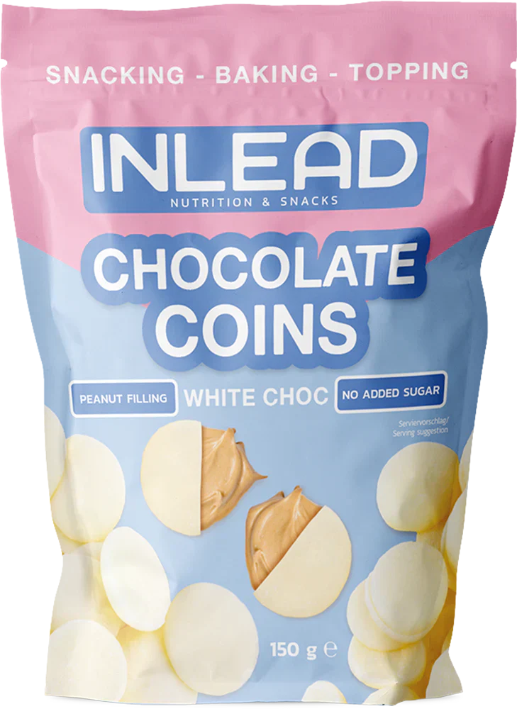 Inlead Chocolate Coins - 150 g White Choc