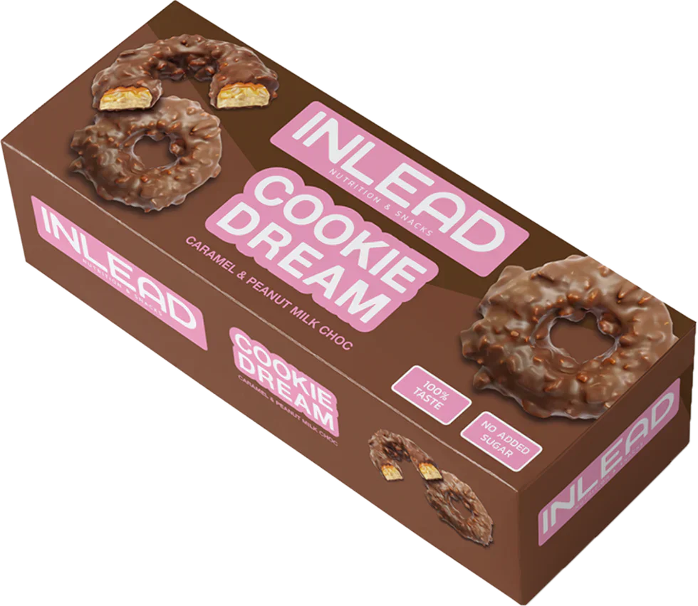 Inlead Cookie Dream - 125 g Caramel & Peanut Milk Choc
