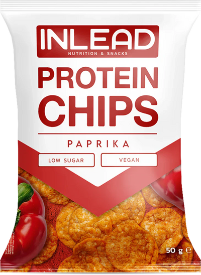 Inlead Protein Chips - 6 x 50 g Paprika