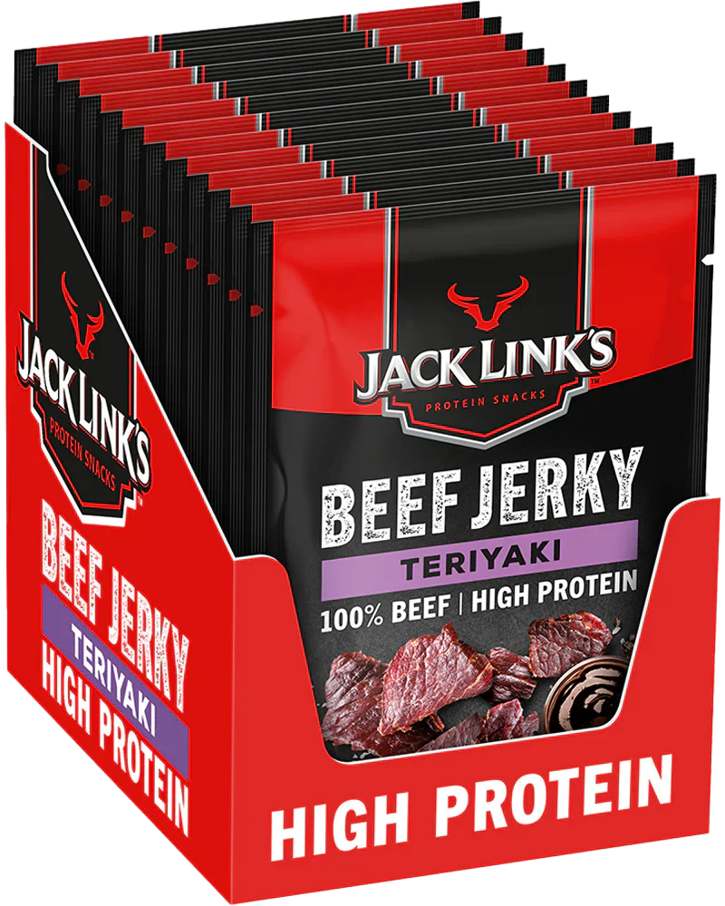 Jack Link's Beef Jerky - 12 x 60 g Teriyaki