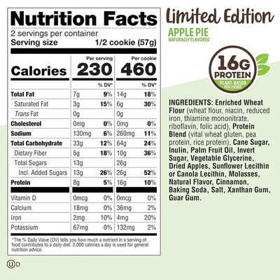Lenny & Larry's The Complete Cookie - 12 x 113 g Apple Pie