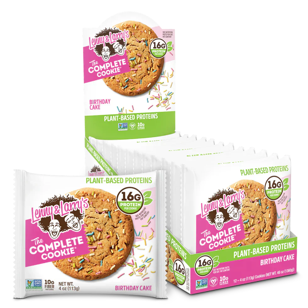 Lenny & Larry's The Complete Cookie - 12 x 113 g Birthday Cake