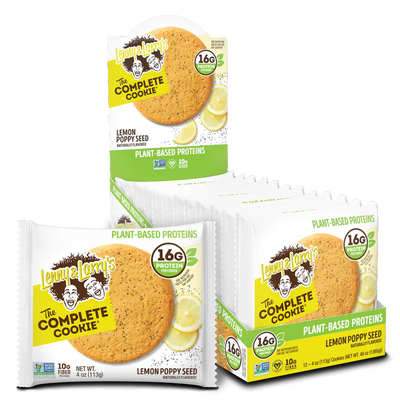 Lenny & Larry's The Complete Cookie - 12 x 113 g Lemon Poppy Seed