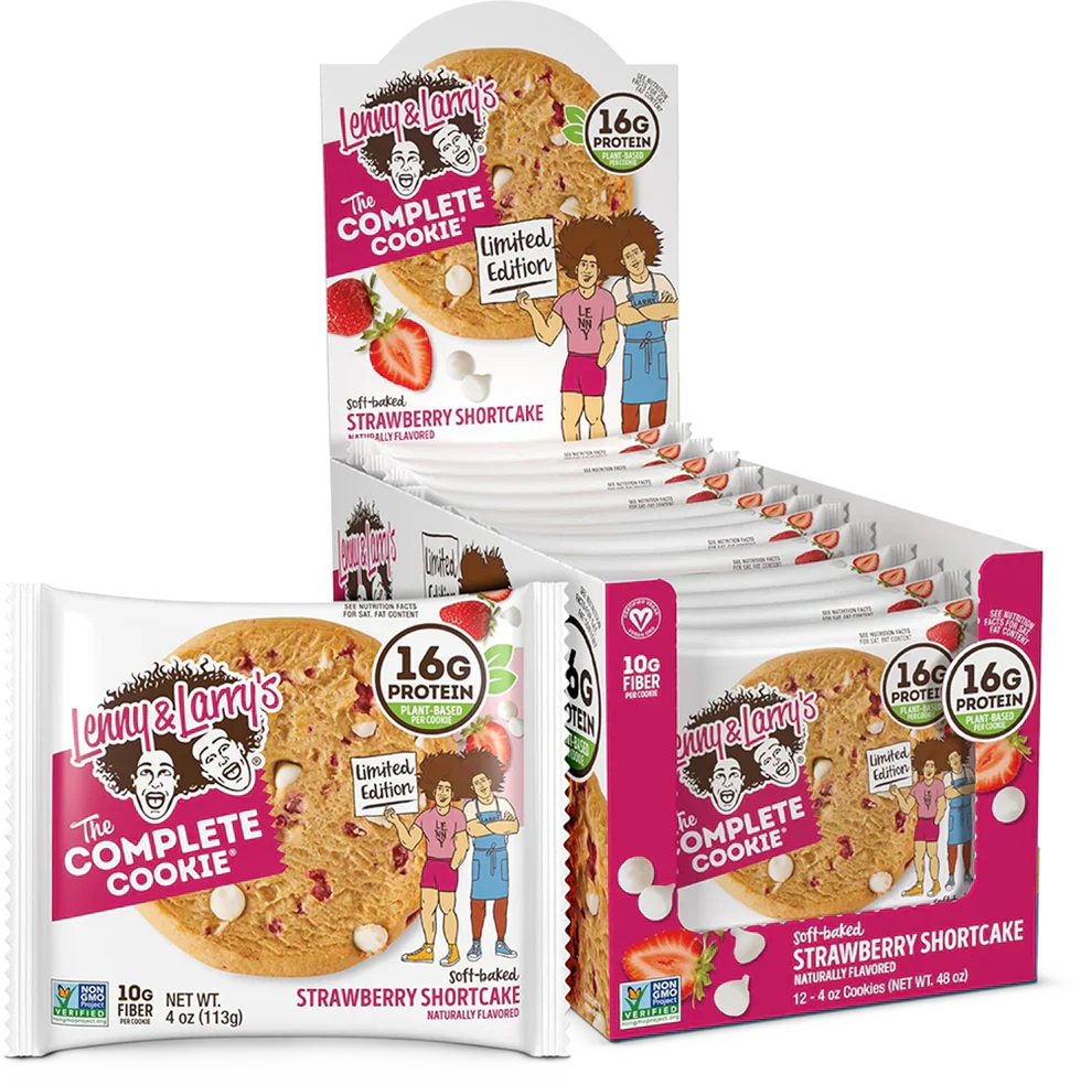 Lenny & Larry's The Complete Cookie - 12 x 113 g Strawberry Shortcake