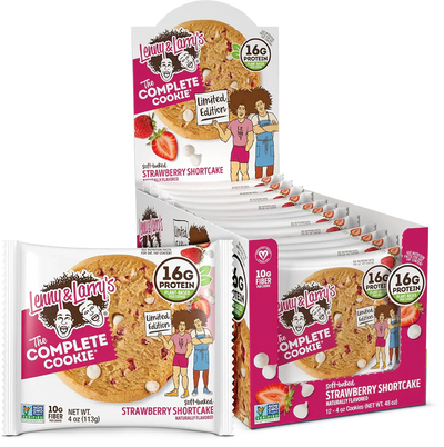 Lenny & Larry's The Complete Cookie - 12 x 113 g Strawberry Shortcake