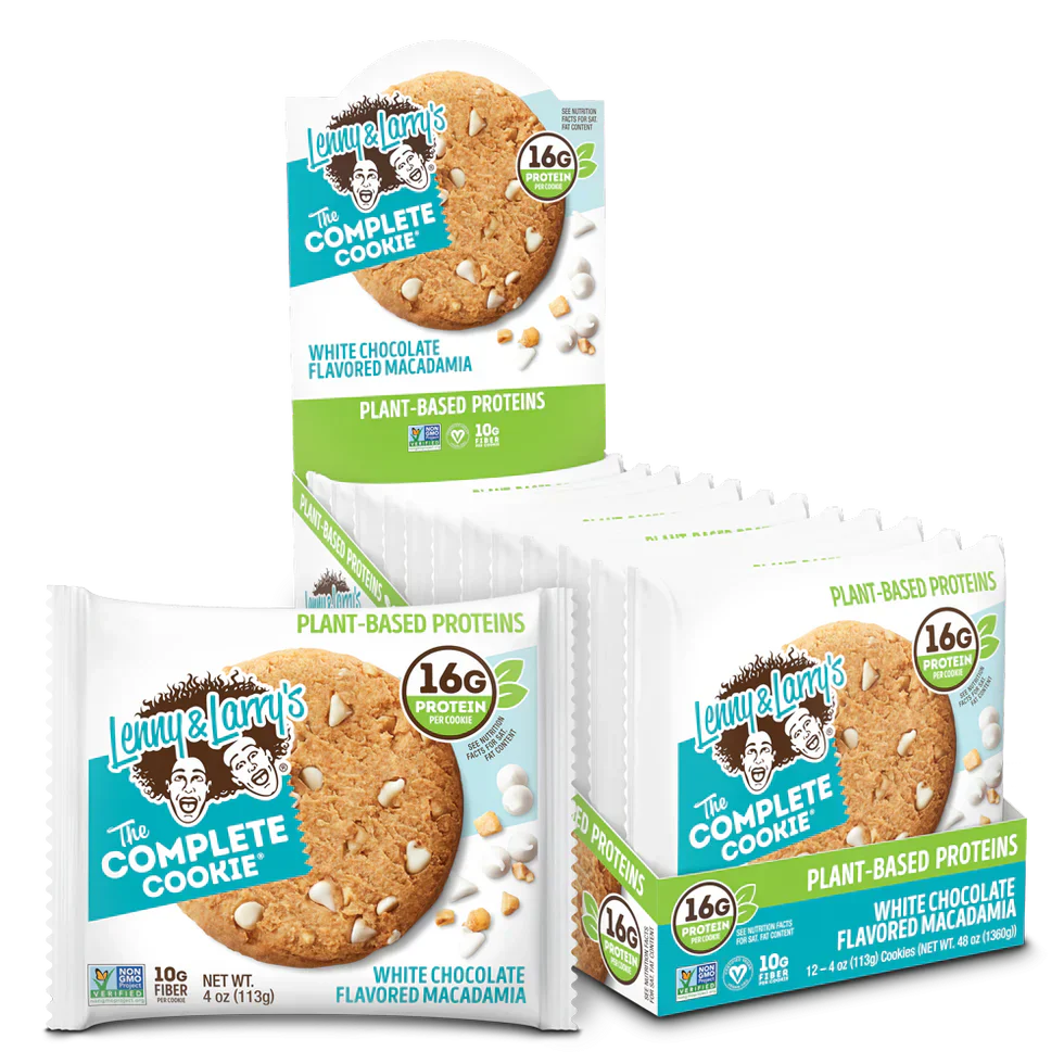 Lenny & Larry's The Complete Cookie - 12 x 113 g White Chocolate Macadamia