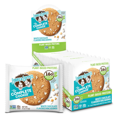 Lenny & Larry's The Complete Cookie - 12 x 113 g White Chocolate Macadamia