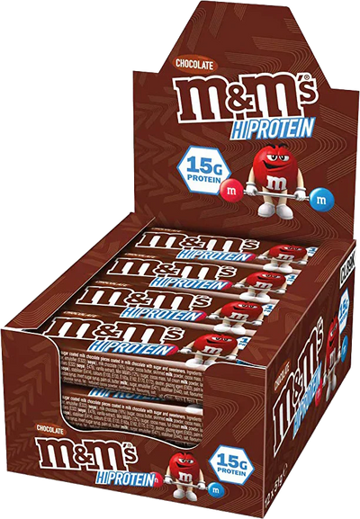M&M's Protein Bar - 12 x 51 g Chocolate