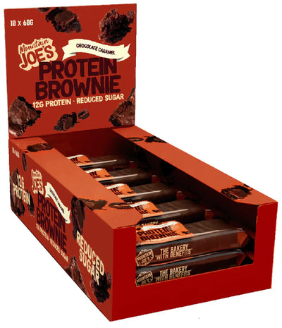 Mountain Joe's Protein Brownie - 10 x 60 g Chocolate Caramel