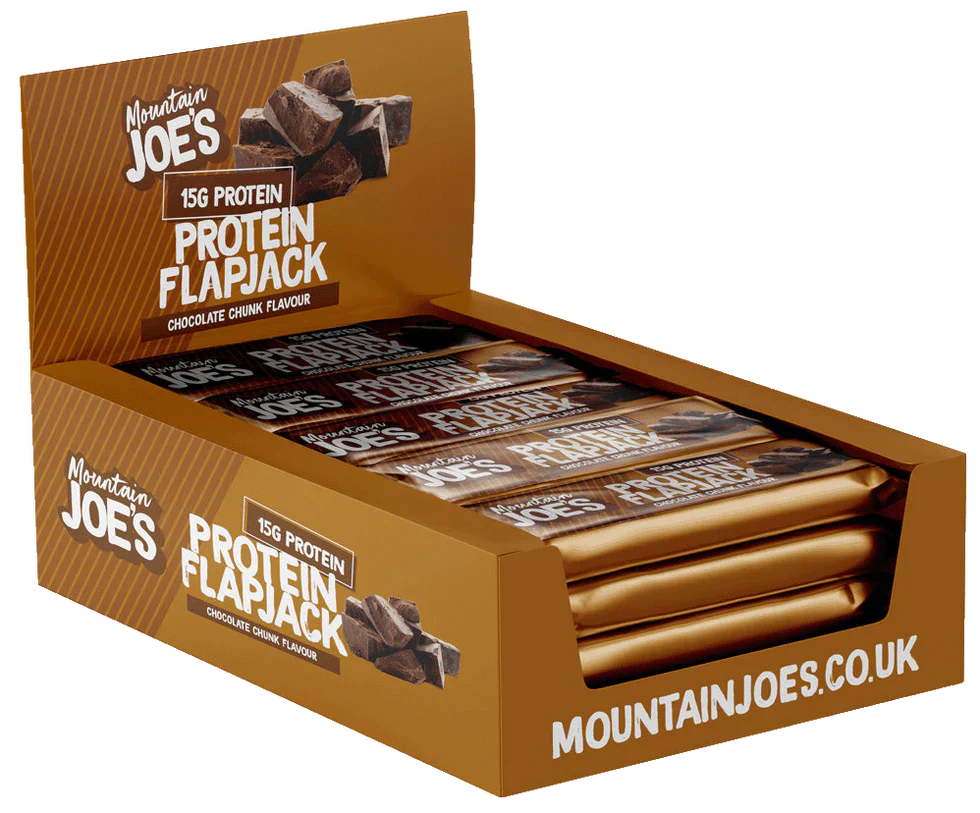 Mountain Joe's Protein Flapjacks - 16 x 60 g Chocolate Chunk
