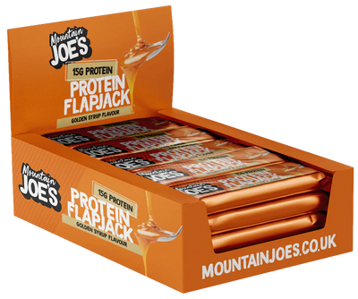 Mountain Joe's Protein Flapjacks - 16 x 60 g Golden Syrup