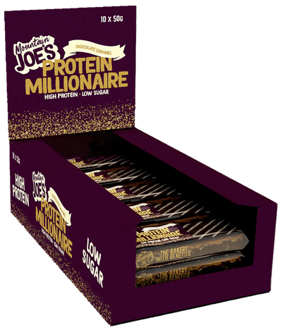 Mountain Joe's Protein Millionaire - 10 x 50 g Chocolate Caramel