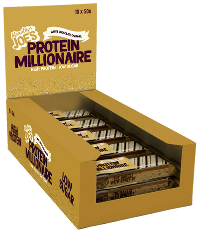Mountain Joe's Protein Millionaire - 10 x 50 g White Chocolate Caramel