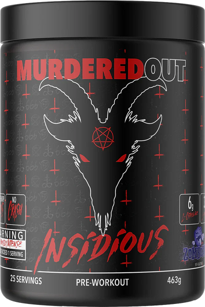 Murdered Out Insidious Pre-Workout - 463 g Zomberry