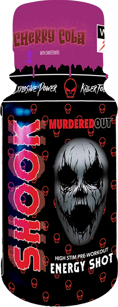 Murdered Out SHOOK Energy Shots - 12 x 60 ml Cherry Cola
