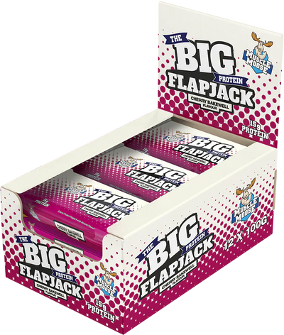 Muscle Moose Big Protein Flapjack - 12 x 100 g Cherry Bakewell
