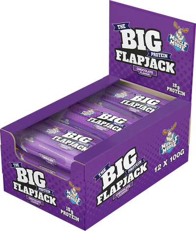 Muscle Moose Big Protein Flapjack - 12 x 100 g Chocolate