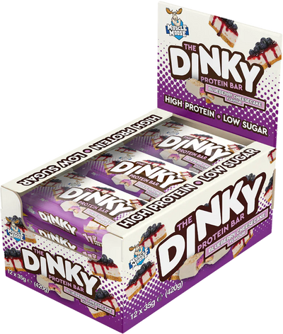 Muscle Moose Dinky Bars - 12 x 35 g Blueberry Cheesecake