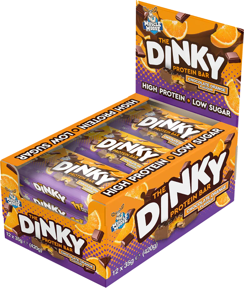 Muscle Moose Dinky Bars - 12 x 35 g Chocolate Orange
