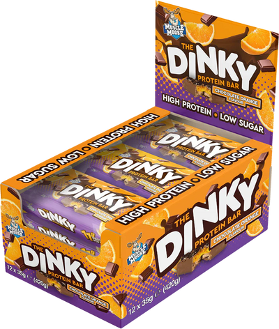 Muscle Moose Dinky Bars - 12 x 35 g Chocolate Orange