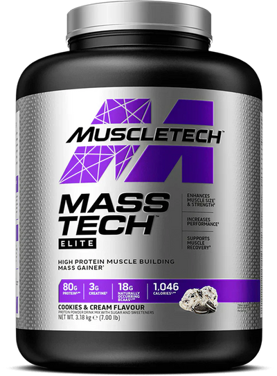 MuscleTech Mass Tech Elite - 3180 g Cookies and Cream