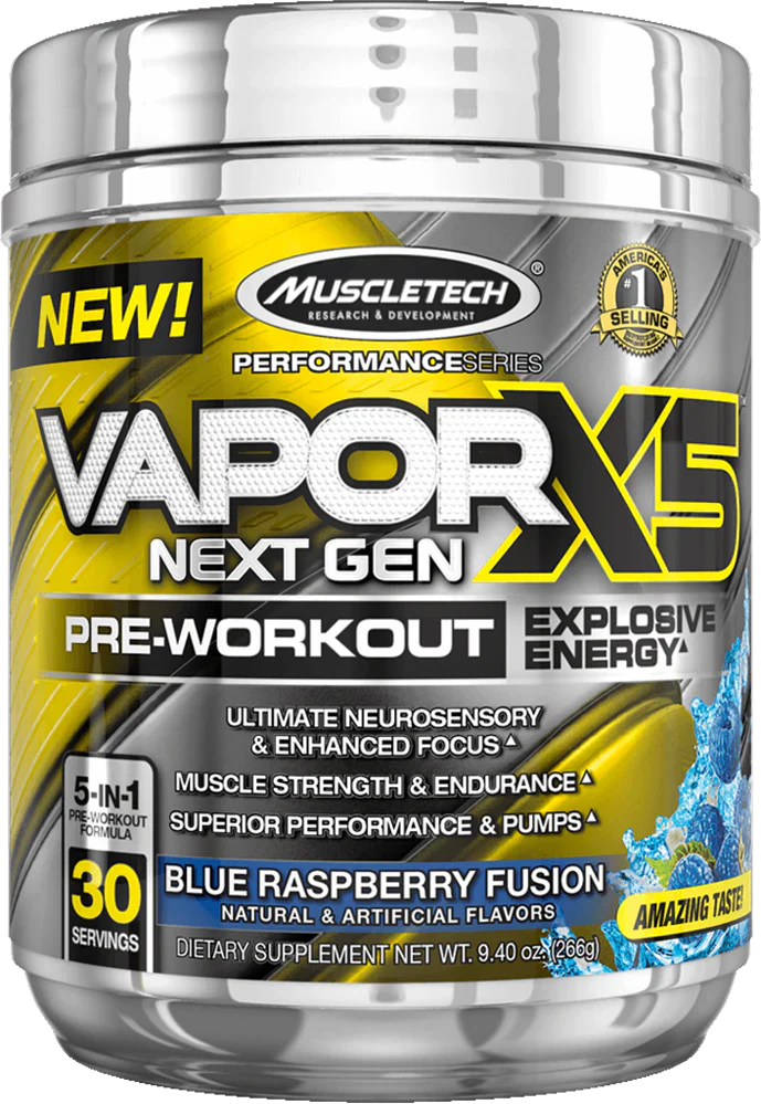 MuscleTech Vapor X5 Blue Razz Freeze