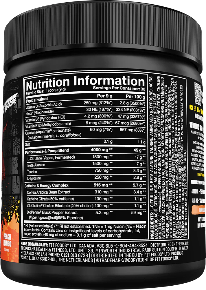 Mutant Madness Peach Mango