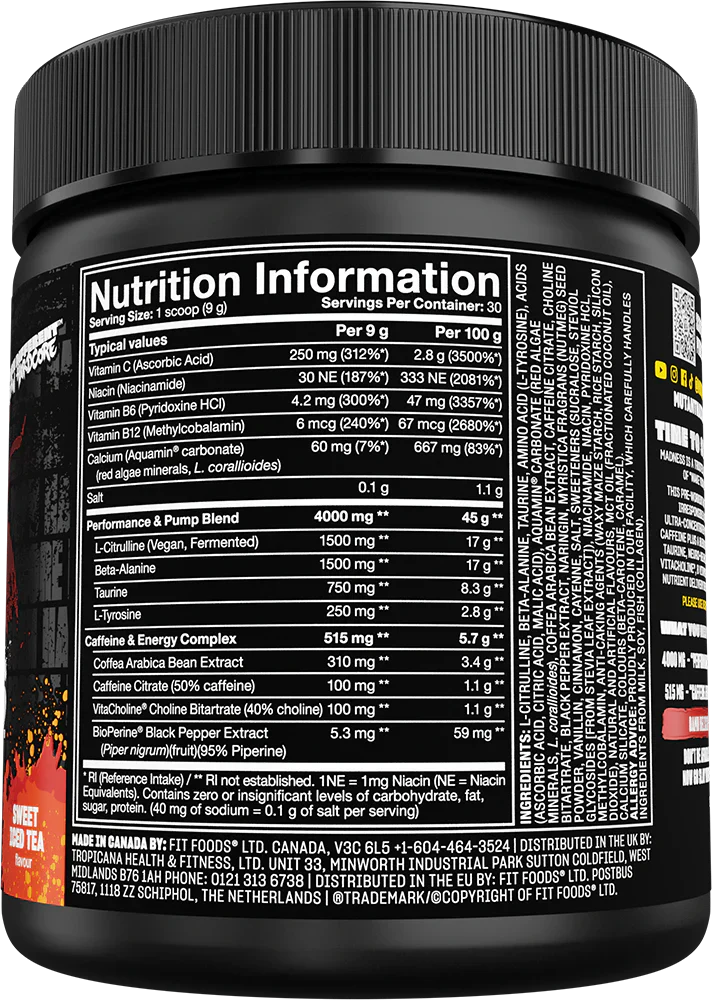 Mutant Madness Sweet Iced Tea