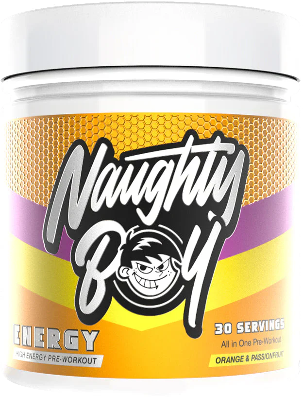 Naughty Boy Energy Pre-Workout - 390 g Orange & Passionfruit