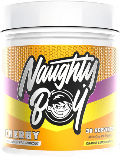 Naughty Boy Energy Pre-Workout - 390 g Orange & Passionfruit