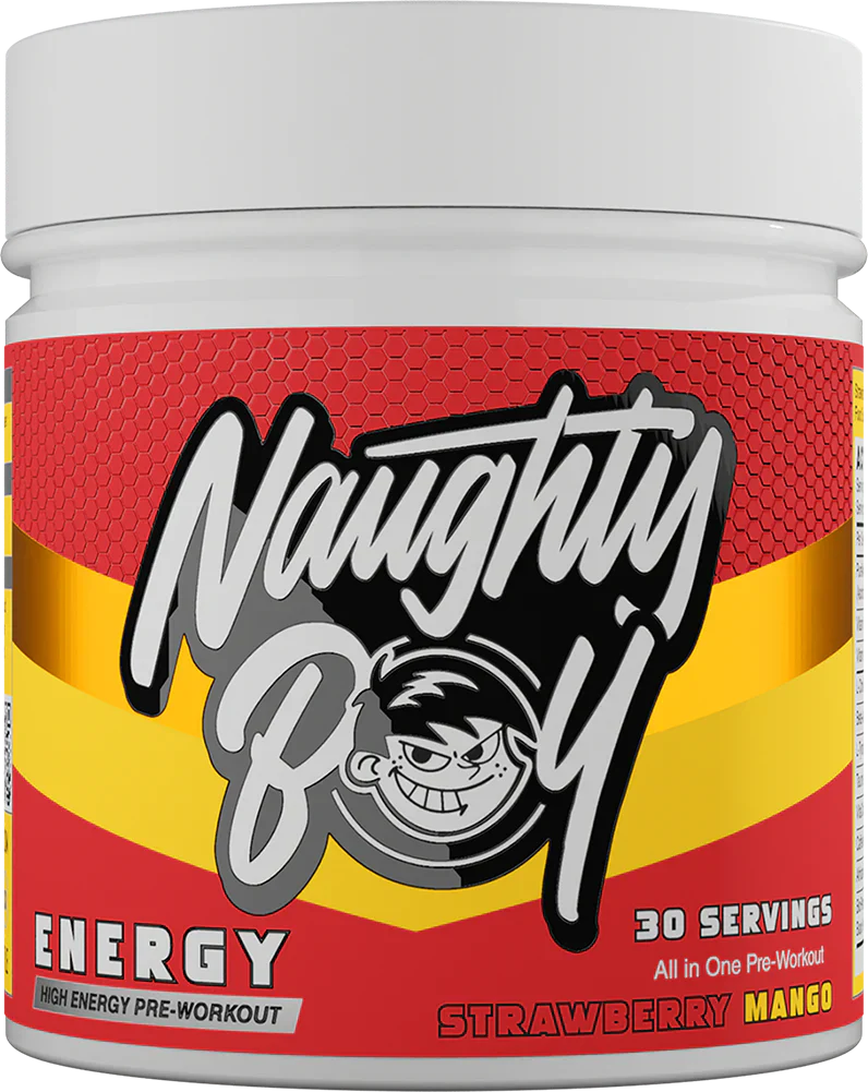 Naughty Boy Energy Pre-Workout - 390 g Strawberry Mango