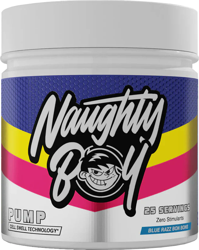 Naughty Boy Pump Pre-Workout - 400 g Blue Razz Bon Bons