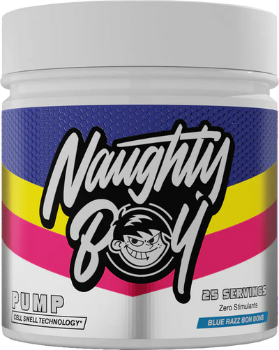 Naughty Boy Pump Pre-Workout - 400 g Blue Razz Bon Bons
