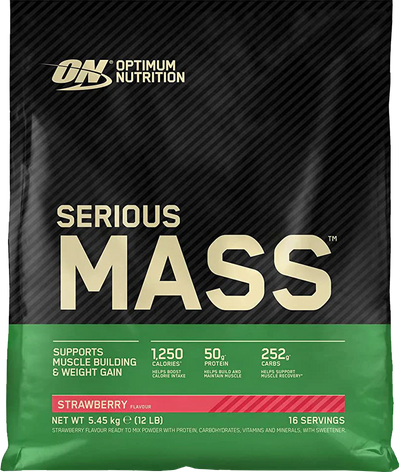 Optimum Nutrition Serious Mass - 5450 g Strawberry