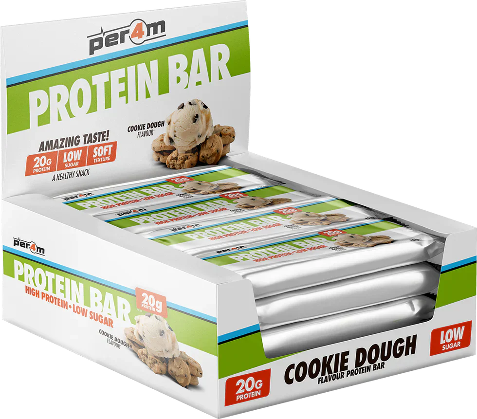 PER4M Protein Bar - 12 x 62 g Cookie Dough