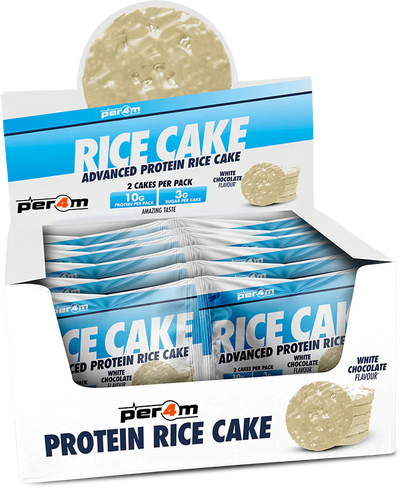 PER4M Rice Cakes - 12 x 32 g White chocolate