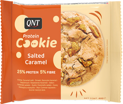 QNT Protein Cookie - 12 x 60 g Salted Caramel