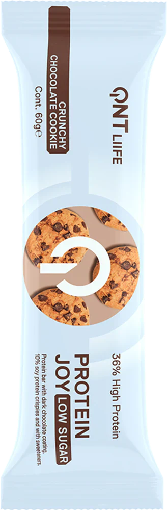 QNT Protein Joy 36% - 12 x 60 g Crunchy Chocolate Cookie
