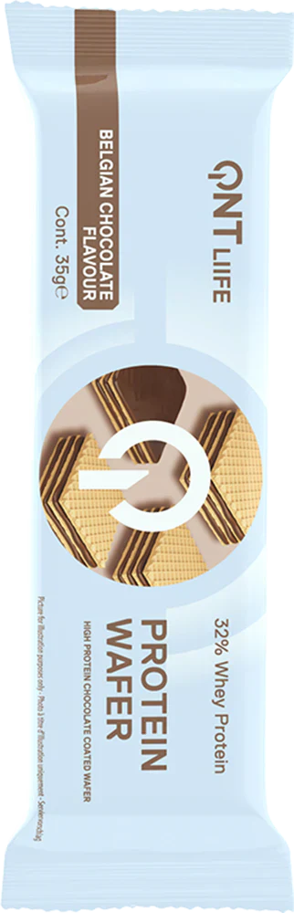 QNT Protein Wafer 32% - 12 x 35 g Chocolate