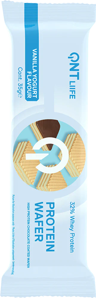 QNT Protein Wafer 32% - 12 x 35 g Vanilla Yoghurt