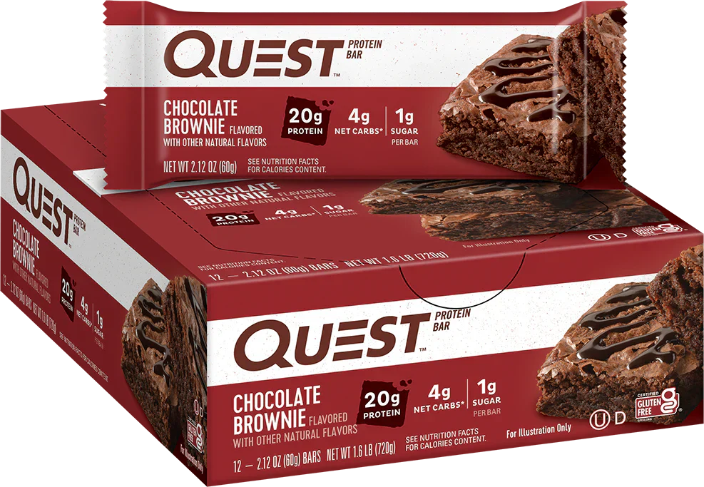 Quest Bar - 12 x 60 g Chocolate Brownie