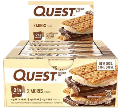 Quest Bar - 12 x 60 g S'mores
