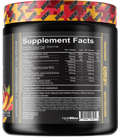 Redcon1 Total War Pump - 20 servings Plum Fusion